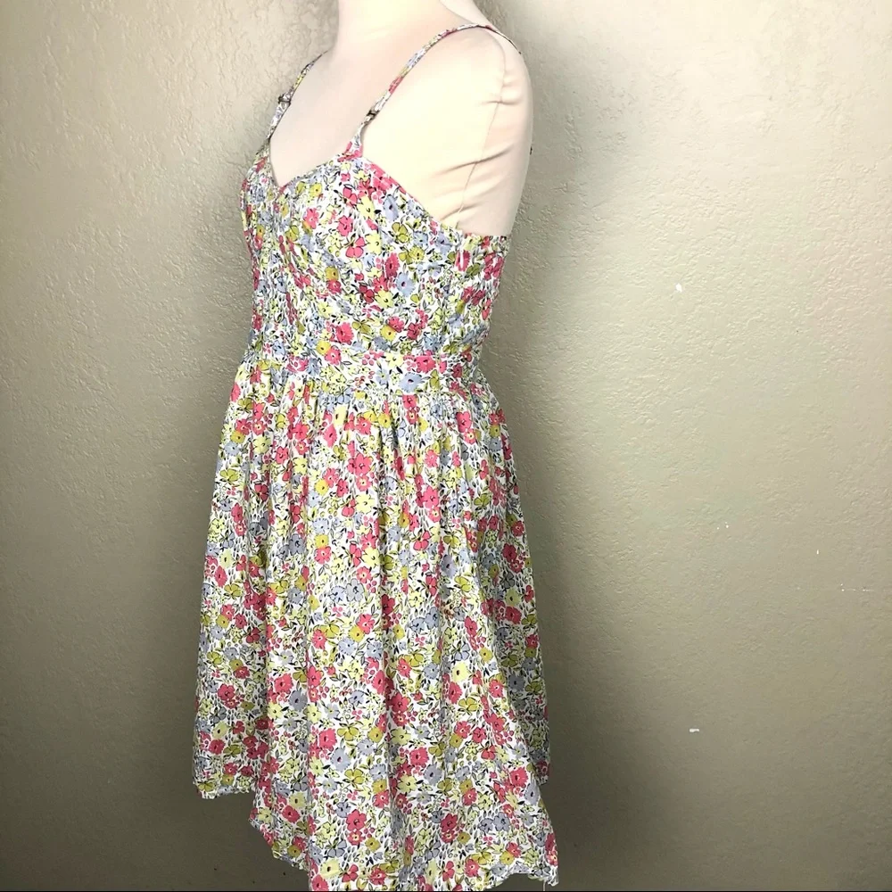 FOSSIL Floral Sun Dress sz M - Picture 8 of 9